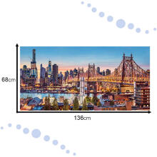 Ikonka Art.KX4361 CASTORLAND Puzzle 4000 gabaliņi Labs vakars, Ņujorka - Vakars Ņujorkā 138x68cm