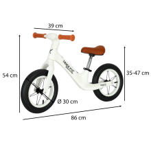 Ikonka Art.KX4355_1 Trike Fix Balance PRO distanču velosipēds balts