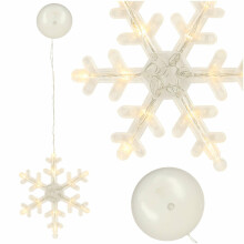 Ikonka Art.KX5246_5 LED pendant lights Christmas decoration snowflake 45cm 10 LEDs