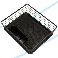Ikonka Art.KX4347 Dish drainer cutlery tray black