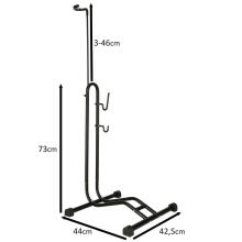 Ikonka Art.KX4339 Bicycle stand single high strong metal black