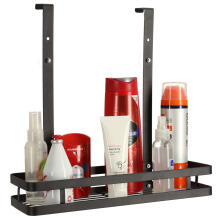 Ikonka Art.KX4321 Stainless steel shower shelf black