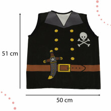 Ikonka Art.KX4300 Pirātu jūrnieka karnevāla kostīms 3-8 gadi