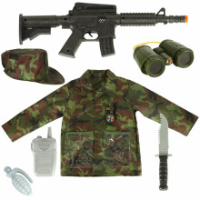 Ikonka Art.KX4298 Kareivio karnavalinio kostiumo rinkinys 3-8 m.