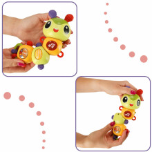 Ikonka Art.KX4285 Electronic caterpillar musical toy lights