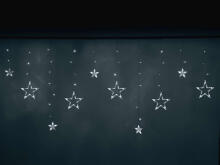 Ikonka Art.KX4280_1 LED star curtain lights 2.5m 138LED cold white