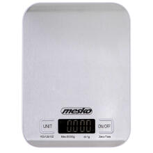 Ikonka Art.KX4197 Mesko MS 3169 white Kitchen scale - inox