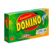 Ikonka Art.KX4165 ALEXANDER dinozauru domino izglītojošā spēle 4+