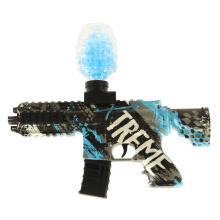 Ikonka Art.KX4089 Ūdens šautene zilā želejas bumbiņu pistole ar USB akumulatoru 550gab. 7-8 mm