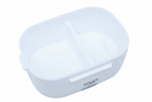 Ikonka Art.KX4077 Adler AD 4474 grey Heated food container lunch box set container separator spoon 1.1 L