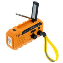 Ikonka Art.KX4036 Adler AD 1197 Pārnēsājams saules kloķītis tūristu radio kempings 3 veidi, kā uzlādēt lukturīti lukturīti SOS signāls 1200mAh