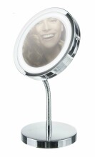 Ikonka Art.KX4035 Adler AD 2159 LED make-up mirror with illumination standing on cosmetic leg magnifying make-up mirror