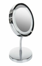 Ikonka Art.KX4035 "Adler AD 2159" LED makiažo veidrodis su apšvietimu, stovintis ant kosmetinės kojelės, didinantis makiažo veidrodis