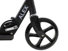 Ikonka Art.KX3982_1 GIMMIK Folding scooter ALEX 200mm wheels black