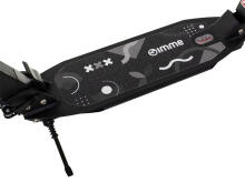 Ikonka Art.KX3978_1 GIMMIK AILO folding city scooter 200mm wheels shock absorber front rear black