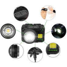 Ikonka Art.KX3906 Headlamp headlamp zoom hybrid head power XPG3 + COB VA0098 VAYOX