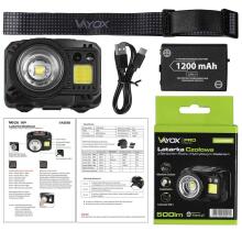 Ikonka Art.KX3906 Headlamp headlamp zoom hybrid head power XPG3 + COB VA0098 VAYOX