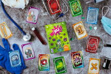 Ikonka Art.KX4758 MUDUKO kāršu spēle Virus Party Game 8+