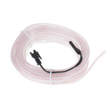 Ikonka Art.KX4955_2 LED apkārtējais apgaismojums automašīnai / automašīnas USB / 12V lente 5m balta