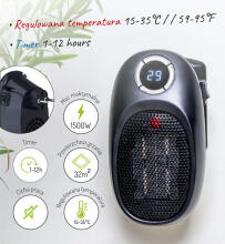 Ikonka Art.KX4134 Adler AD 7726 Easy heater elektriskais sildītājs ventilators 1500W