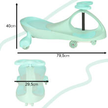 Bebe Basic Kids Gravity Car with LED Wheels Art.158057 Bērnu gravitācijas stumjāma mašīna ar  LED gaismiņam