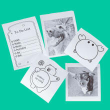Ikonka Art.KX4216 Thermal paper rolls for mini printer 5.7cmx4.5m 5 pieces