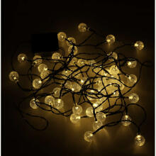 Ikonka Art.KX4970 Saules dārza apgaismojums bumbiņas 7m 50LED silti balta