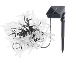 Ikonka Art.KX4968 Saules Dragonfly dārza apgaismojums 6,5 m 30LED silti balta