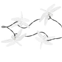 Ikonka Art.KX4968_1 Solar dragonfly garden lights 6.5m 30LED multicolour