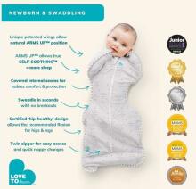 Love To Dream Swaddle Up Warm Dreamer Silly Goose Art.LTD-L1029267DBLXS Dusty Blue Kokvilnas autiņš NB izm.