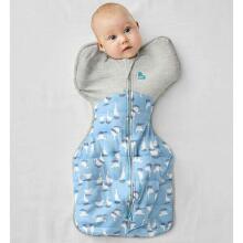 Love To Dream Swaddle Up Warm Dreamer Silly Goose Art.LTD-L1029267DBLXS Dusty Blue Kokvilnas autiņš NB izm.