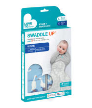Love To Dream Swaddle Up Warm Dreamer Silly Goose Art.LTD-L1029267DBLXS Dusty Blue Kokvilnas autiņš NB izm.