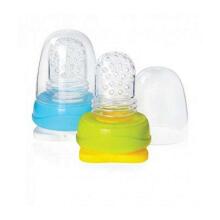 Kidsme Food Pouch Art.160490 LIS Sky Lime  Maināms uzgalis , 6+ mēn.