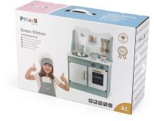 PolarB Kitchen  Art.44048 Green  Деревянная кухня со звуком