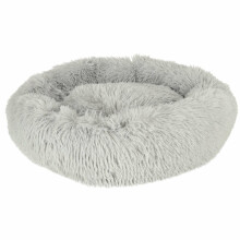 Ikonka Art.KX4105 Šunų lovos pagalvėlė pliušinis sofos kilimėlis 60 cm pilka