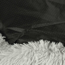 Ikonka Art.KX4105 Suņu gulta spilvens plīša dīvāns matracis 60cm pelēks