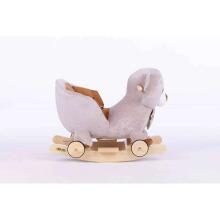 Toma Rocking  Chair Art.WJ-658R Bear Mīksts šūpuļzirdziņš ar muguriņas atbalstu (Šupuļzirgs)