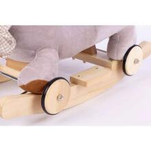 Toma Rocking  Chair Art.WJ-658R Bear Mīksts šūpuļzirdziņš ar muguriņas atbalstu (Šupuļzirgs)