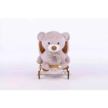 Toma Rocking  Chair Art.WJ-658R Bear Mīksts šūpuļzirdziņš ar muguriņas atbalstu (Šupuļzirgs)