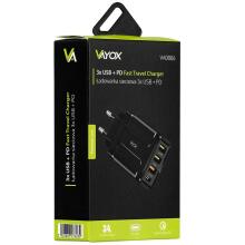 Ikonka USB 3.0+PD32W Art.KX4243 lādētājs