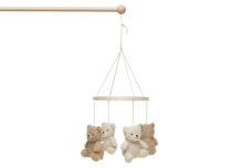 Jollein  Baby Mobile Teddy Bear Art.116-001-67015 Naturel Biscuit mūzikalais karuselis