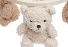 Jollein  Baby Mobile Teddy Bear Art.116-001-67015 Naturel Biscuit mūzikalais karuselis
