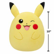 SQUISHMALLOWS Pokemon pliušinis žaislas Winking Pikachu, 25 cm