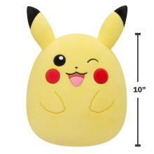 SQUISHMALLOWS Pokemon plīša rotaļlieta Winking Pikachu, 25 cm