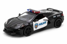 KINSMART Metallinen pienoismalli 2021 Corvette (Police), 1:36