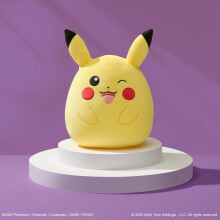 SQUISHMALLOWS Pokemon pliušinis žaislas Winking Pikachu, 35 cm
