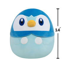 SQUISHMALLOWS Pokemon plīša rotaļlieta Piplup, 35 cm