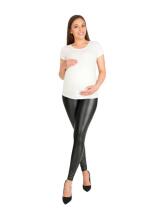 LuuTe Pryzsla Mama Art.158392 Black Леггинсы из искусственной кожи для беременных