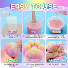 Squishy DIY Kit Art.158477 veidošanas stacijas papildinājuma komplekts