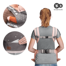 Kinderkraft Nino Confeetti Art.KNNINOCOPNK0000 Pink- baby carrier